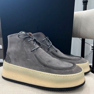 Marsell Parapana Chukka Boots Lead Gray